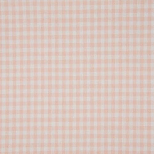 Baumwolle KARO Karierte Baumwolle mit 1x1 cm Karo`s 0,5m - Öko-Tex Fahnentuch Dekostoffe Tischdecke Meterware (Salmon2) von Stofftreff Santi