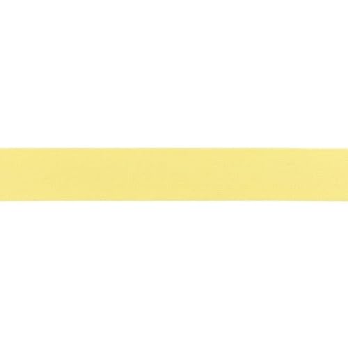 Elastische flache Gummibänder- 25 mm-Uni-100 cm-Meterware-Nähen, Patchwork, Befestigung & Bastelarbeiten (Gelb-25mm) von Stofftreff Santi