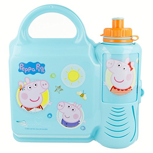 Easy Set mit ergonomischer Sportflasche, 400 ml. Peppa Wutz. von Stor