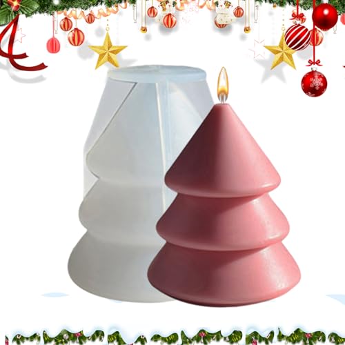 Weihnachten Silikonform | 3D Weihnachtsbaum Kerzenform | Duftkerzen Silikonformen Gießformen Weihnachten | Wiederverwendbare DIY Silikonformen für Weihnachtsdekoration von Storaffy