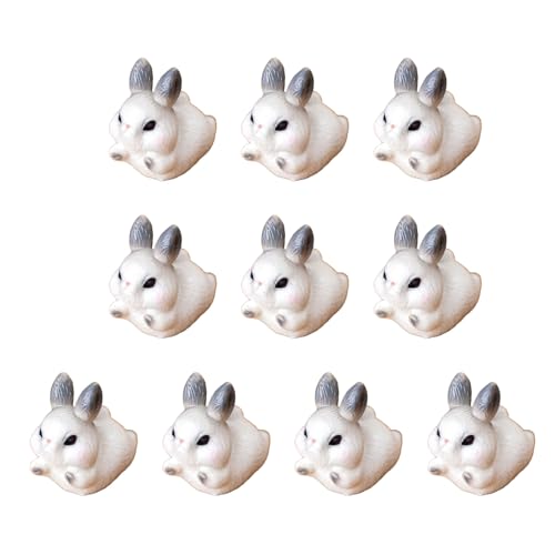 10 Pieces Harz Tierminiaturen Figuren Für Kuchen Toppers Geburtstagsgeschenk Home Desk Dekoration Für Verschiedene Raum von Storage Bag