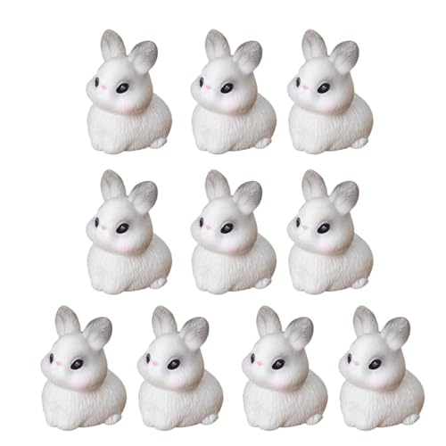 10 Pieces Harz Tierminiaturen Figuren Für Kuchen Toppers Geburtstagsgeschenk Home Desk Dekoration Für Verschiedene Raum von Storage Bag