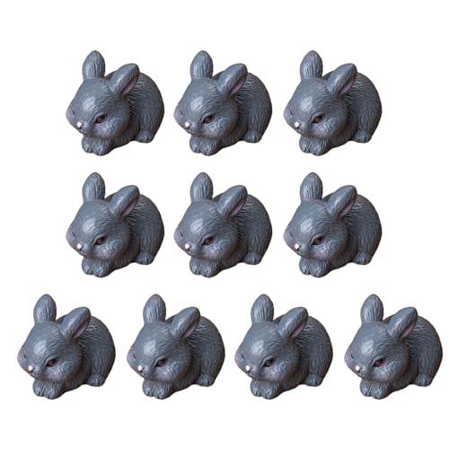 10 Pieces Harz Tierminiaturen Figuren Für Kuchen Toppers Geburtstagsgeschenk Home Desk Dekoration Für Verschiedene Raum von Storage Bag