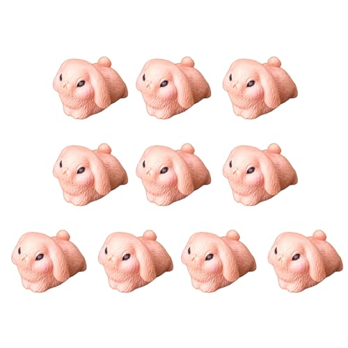 10 Pieces Harz Tierminiaturen Figuren Für Kuchen Toppers Geburtstagsgeschenk Home Desk Dekoration Für Verschiedene Raum von Storage Bag