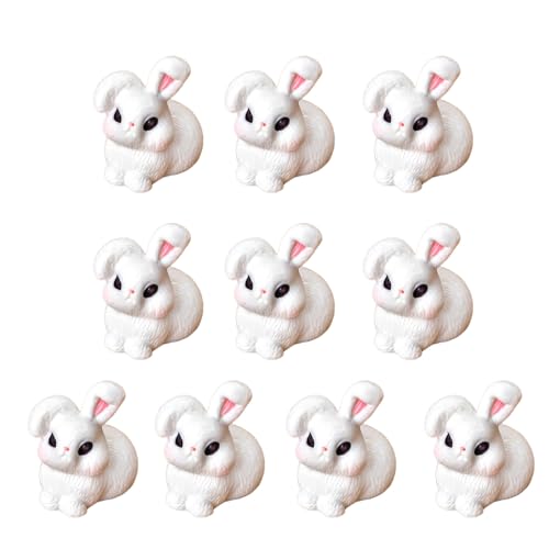 10 Pieces Harz Tierminiaturen Figuren Für Kuchen Toppers Geburtstagsgeschenk Home Desk Dekoration Für Verschiedene Raum von Storage Bag