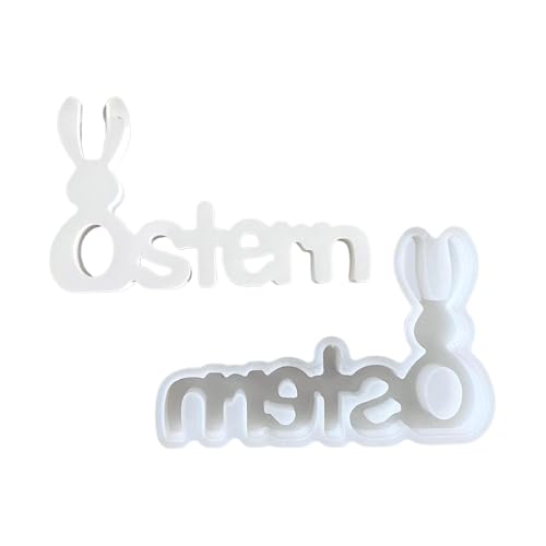 Buchstaben Bunnies Silikonkerzenformen Für Kerzenseife Home Dekoration Easy Demolding Epoxidharz Silikonformen Für Handwerk von Storage Bag