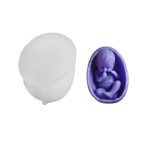 Eierschale Baby Figur Silikonformen Für Kerzenseife Machen Eierschalenbaby Statue Gips Silikonformen Für Epoxidharz von Storage Bag