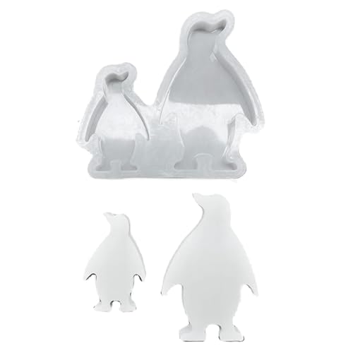 Pinguine Bär Kerzenhalter Form Zum Basteln Kerzenhalter Teelichthalter Gips Ornament Epoxidharz Gießen von Storage Bag