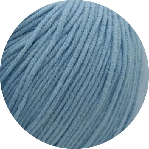 StraightCurls Punch Needle Yarn - Ideale Garn für Punch Needling, grobes Sticken oder Häckeln - Baumwoll-Acryl-Mischung (Baby Blue) von StraightCurls