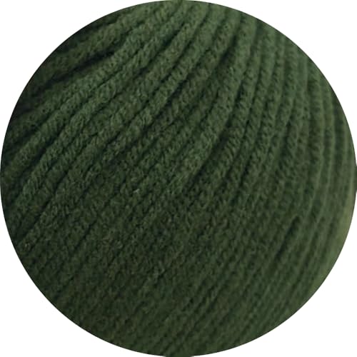 StraightCurls Punch Needle Yarn - Ideale Garn für Punch Needling, grobes Sticken oder Häckeln - Baumwoll-Acryl-Mischung (Dark Green) von StraightCurls