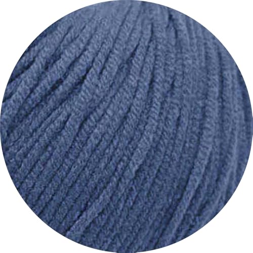 StraightCurls Punch Needle Yarn - Ideale Garn für Punch Needling, grobes Sticken oder Häckeln - Baumwoll-Acryl-Mischung (Denim Blue) von StraightCurls