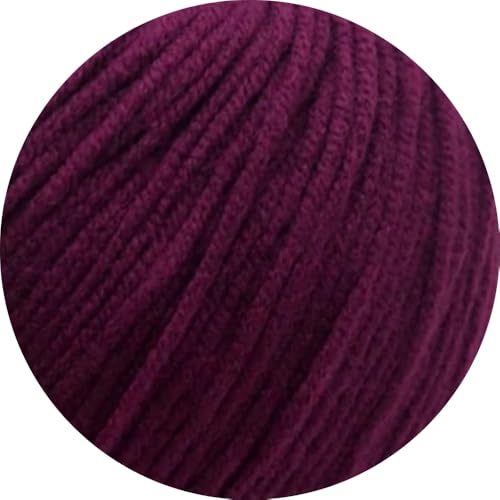 StraightCurls Punch Needle Yarn - Ideale Garn für Punch Needling, grobes Sticken oder Häckeln - Baumwoll-Acryl-Mischung (Eggplant) von StraightCurls