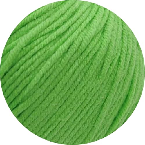 StraightCurls Punch Needle Yarn - Ideale Garn für Punch Needling, grobes Sticken oder Häckeln - Baumwoll-Acryl-Mischung (Light Grass Green) von StraightCurls