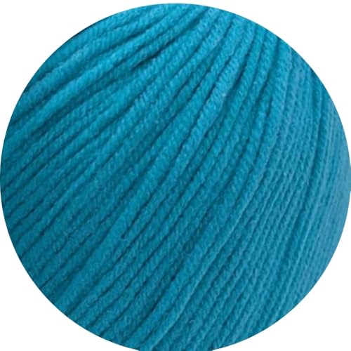 StraightCurls Punch Needle Yarn - Ideale Garn für Punch Needling, grobes Sticken oder Häckeln - Baumwoll-Acryl-Mischung (Turquoise) von StraightCurls