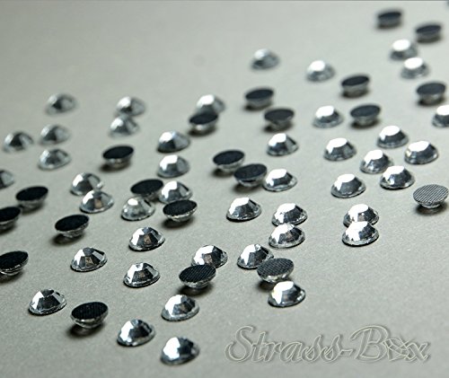 Hotfix 2CUT Strasssteine SS30 Crystal 50-5.000 Menge wählbar AAA klar 1000 von Strass-Box 2Cut