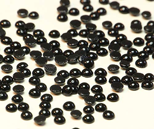 Hotfix Ceramic Stones Black 3 mm 1000 von Strass-Box Ceramic Stones