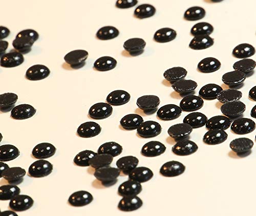 Hotfix Ceramic Stones Black 4 mm 1000 von Strass-Box Ceramic Stones