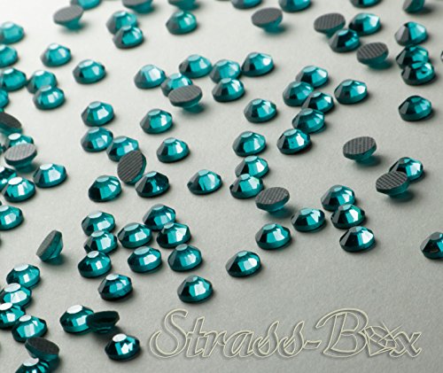 Hotfix DMC Strasssteine Blue Zircon SS16 Stückzahl wählbar Strass zum Aufbügeln 1000 von Strass-Box DMC Basic