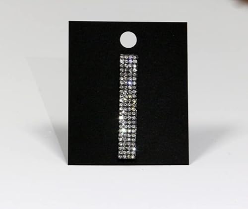 Strass-Box Buchstabe/I/Glitzer Patches 7,2cm 3" Zoll zum Aufbügeln Crystal Spitzboden Point Back von Strass-Box