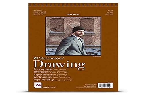 Block Enc 29,7 x 42 24H Strathmore Heavy Draw (400) 130 g Creme von Strathmore