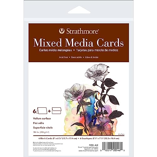 Strathmore Cards & Envelopes 5"X6.875" 6/Pkg-Mixed Media Strathmore Cards & Envelopes 5"X6.875" 6/Pkg-Mixed Media von Strathmore
