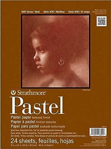 Strathmore Wandbild Papier sortiert Farbe Pastel Paper Pad, 18 x 24, 24 Blatt von Strathmore