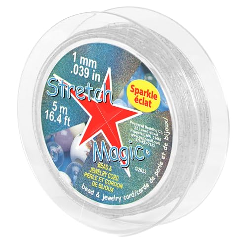 Stretch Magic Funkeln, Cord, Silber, 15 x 9 x 3 cm von Stretch Magic