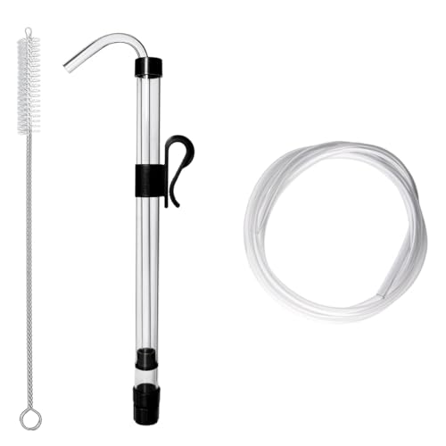 Stroagymoon 1,9 cm Auto-Siphon-Set mit Klemme, 1,8 m Schlauch, Abfüll-Set mit lebensmittelechtem Kunststoffschlauch für Bier von Stroagymoon