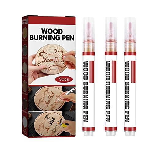 Stronrive Holzbrennstift Set 3 Stück Scorch Marker Für Und Handwerk Scorch Marker Für Holzmalerei Holzbrennen Eisenstift Holzbrennstift Brandmalerei Zubehör Für Holzmalerei, Holzfarbprojek von Stronrive