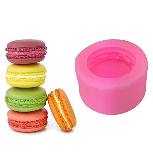 Macaron Silikonform - 3D Macaron Silikon Form Für Fondant 3D Silikon Backform Silikon Seifenform Kerzenform Macaron Hamburger Backformen, Schokoladenform Für Fondant Kuchen Dekorationen von Stronrive