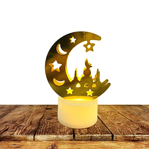 Stronrive Ramadan LED-Leuchten – Eid Mubarak LED-Nachtlicht – muslimische Ramadan dekorative Laterne islamische Lampe – aufhängbares Licht Home Party Decor für Eid ubarak von Stronrive