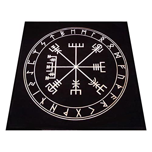 Tarot Tischdecke, Pentagramm Altartuch Konstellation Astrologie Tischdecke, Pentagramm Altartuch Tarot Weissagungskarten Tischdecke Für Tarot Enthusiasten Magier Tägliche Brettspiele von Stronrive