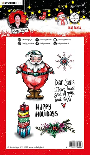 Studio Light Art By Marlene Essentials Clear Stamp-Dear Santa -SSTAMP84 von Studio Light