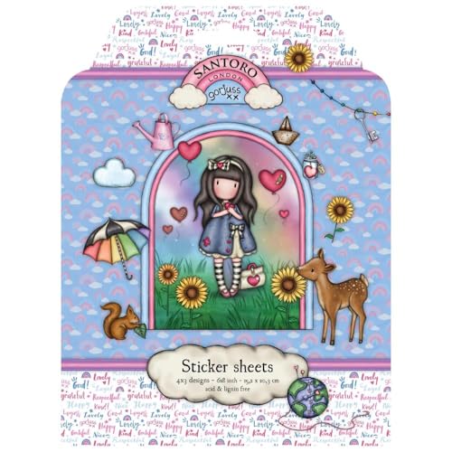 Studio Light Gorjuss Be Kind Sticker Book 12/Sheets-Nr. 16 von Studio Light