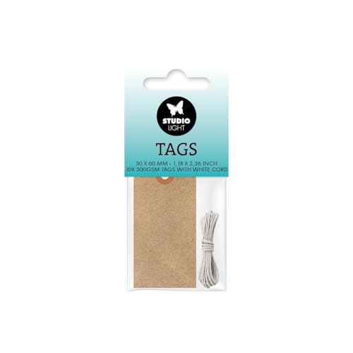 Studio Light Tags Small Consumables nr.02 SL-CO-TAG02 30x60x5mm (03-24) von Studio Light