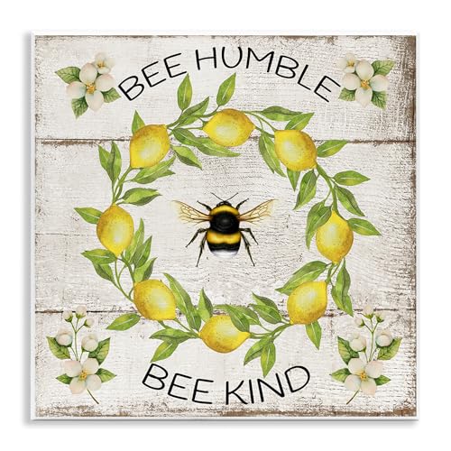 Stupell Industries Creatif Belle Rustikales Wandschild, Bienen-Design, 30,5 x 30,5 cm von Stupell Industries