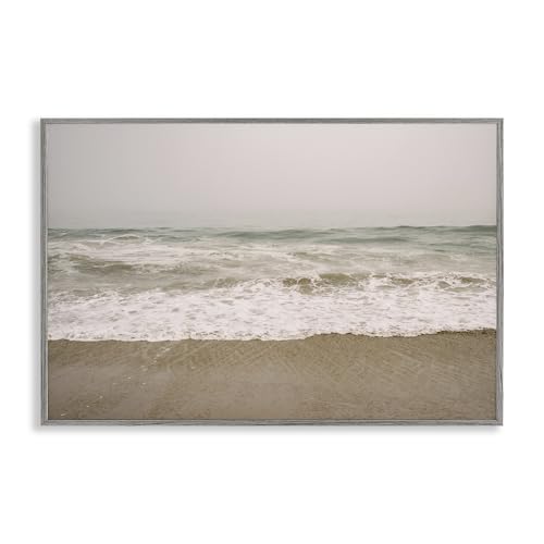 Stupell Industries Crystal Lynn Collins Giclée-Wandkunst, gerahmt, Motiv: Peaceful Point Reyes, Grau, 45,7 x 30,5 cm von Stupell Industries