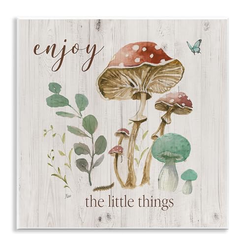 Stupell Industries Enjoy Little Things Wandschild, Kunstdesign von Nan, 30,5 x 30,5 cm von Stupell Industries