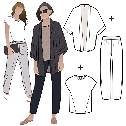 Stil Arc Schnittmuster – Besharl-Outfit mit Jacke, Hose und T-Shirt, Sizes 04-16 von Style Arc