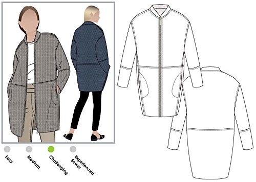 Style Arc Schnittmuster – Casey Coat (Größen 18–30) – Klicken Sie für andere von Style Arc