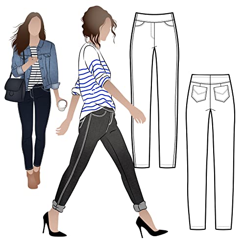 Style Arc Sewing Pattern - Georgie Stretch Woven Jean (Sizes 18-30) - Click for Other by Style Arc von Style Arc