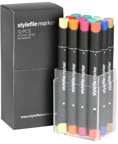 Stylefile Marker 12er Set Main B Colours von Stylefile