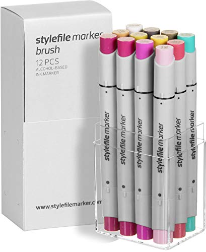 Stylefile Marker Brush 12er Set von Stylefile