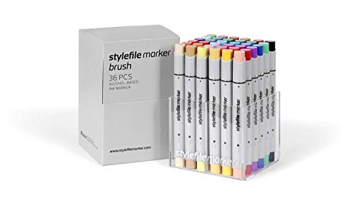 Stylefile SFSBR36MA Brush Marker Main A, 36er Set von Stylefile
