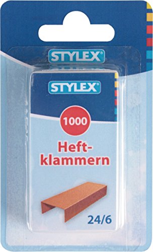 Stylex 31100 Heftklammern 24/6 1000 Stück von Stylex