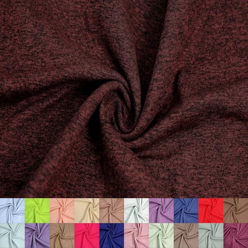 149,9 cm breiter Polyester-Spandex-Stoff, doppelseitig, gebürsteter Stoff, 180 g/m², leicht, dehnbar und atmungsaktiv, Bekleidung, Activewear, Accessoires, Schals und Bastelarbeiten 149,9 cm breiter Polyester-Spandex-Stoff, doppelseitig, gebürsteter Stoff, 180 g/m², leicht, dehnbar und atmungsaktiv, Bekleidung, Activewear, Accessoires, Schals und Bastelarbeiten von Stylish FABRIC