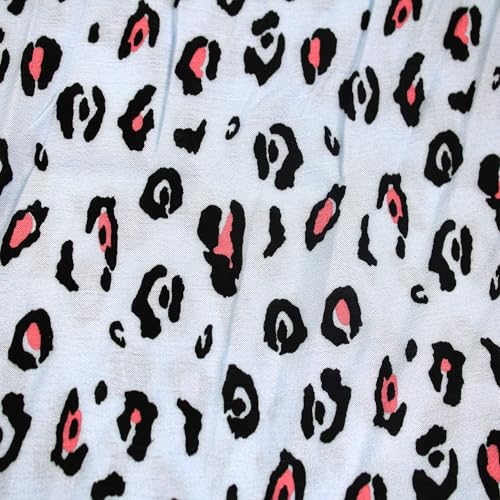 Stylish FABRIC 124,5 cm breit, bedruckter Krepon-Stoff aus 100% Viskose, nicht gedehnt, 125 g/m², leichtes, weiches und atmungsaktives Material für Kleider, Schals und Nähprojekte, aschblaue Rose Stylish FABRIC 124,5 cm breit, bedruckter Krepon-Stoff aus 100% Viskose, nicht gedehnt, 125 g/m², leichtes, weiches und atmungsaktives Material für Kleider, Schals und Nähprojekte, aschblaue Rose von Stylish FABRIC