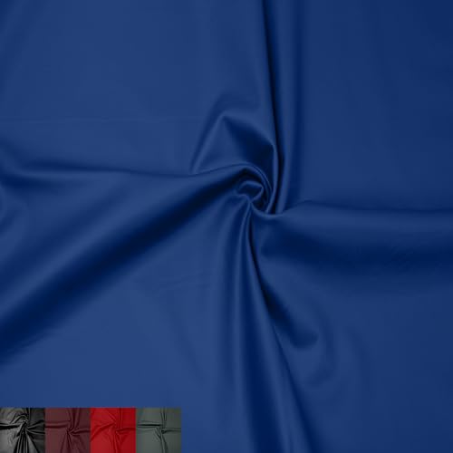 Stylish FABRIC 147,3 cm breiter Polyester-Spandex-Kunststoff, Stretch-Stoff von The Yard, für Bekleidung, Accessoires, Röcke, Jacken, Polster, Heimdekoration und DIY-Projekte, Denim, 2 m von Stylish FABRIC