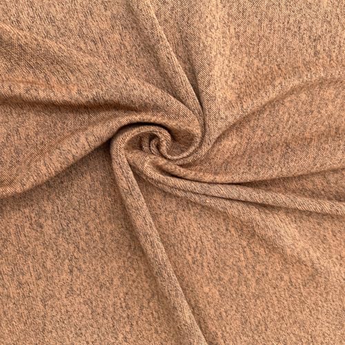 Stylish FABRIC 152,4 cm breiter Polyester-Spandex-Hacci-Strickstoff, Meterware zum Nähen, Bekleidung, Vorhänge, Stirnbänder, Dekorationen, Schule und DIY-Projekte, Latte 9,1 m von Stylish FABRIC