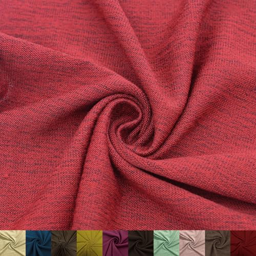 Stylish FABRIC 152,4 cm breiter Polyester-Spandex-Hacci-Strickstoff, Meterware zum Nähen, Bekleidung, Vorhänge, Stirnbänder, Dekorationen, Schule und DIY-Projekte, Ziegelsteine, 91 cm von Stylish FABRIC